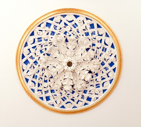 ceiling medallion, plaster, ornament, architecture, classical, Glen Mary